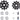 microSHIFT Acolyte Rear Derailleur Pulley Kit - Compatible Acolyte Medium Cage Rear Deraileur