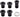 Campagnolo Ultra-Torque/Over-Torque Chainring Bolts 2011-2014 Black