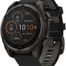 Garmin fenix 8 Smartwatch - 47mm Solar Sapphire Carbon Gray DLC Titanium BLK/Pebble Gray Silicone