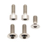Better Bolts Fox 34 Fork Ti Bolt Kit Fit4/GripSL Silver 5/Count
