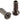 Sapim Brass Polyax Nipple 14g/12mm Black 100/Count