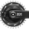 SRAM XX SL Eagle T-Type AXS Power Meter Crankset - 170mm 12-Speed 34t Chainring DM Thread Mount DUB Spindle Interface BLK