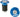 Hope Grip Doctor Bar End Plugs Blue