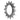 Gusset 332 Fixed Cog 3/32" - 14t Chrome