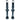 Hold Fast Cycling Tubeless Valve Stem 42mm (Pair) - Pewter