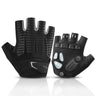 ROCKBROS half finger gloves with Gel Liquid Silicone & SBR palm pad - Gio's Outdoors -ROCKBROSUSA