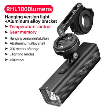 ROCKBROS Hoisting Headlight for Bike - Gio's Outdoors -ROCKBROSUSA