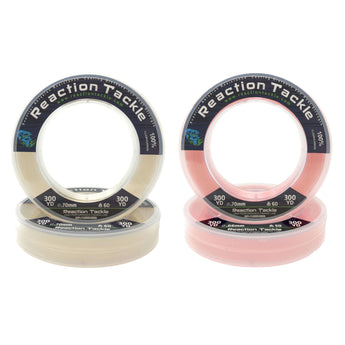 Reaction Tackle 100% Pure Fluorocarbon Fishing Line - Gio's Outdoors