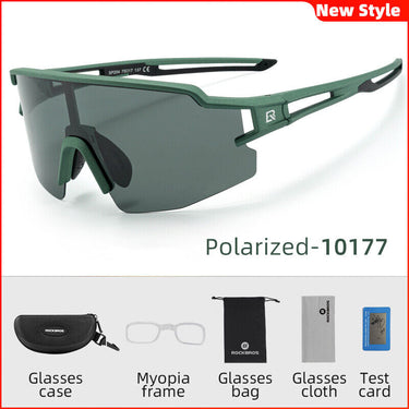 ROCKBROS Bicycle Polarized Glasses UV400 Cycling Glasses Bike Fishing Sunglasses - Gio's Outdoors -ROCKBROSUSA