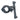 Handlebar Bottle Cage Adaptor  Aluminum - Gio's Outdoors -BiKASE