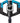 Crankbrothers Mallet Enduro Pedals - Dual Sided Clipless Platform Aluminum 9/16" Blue/BLK Long Spindle