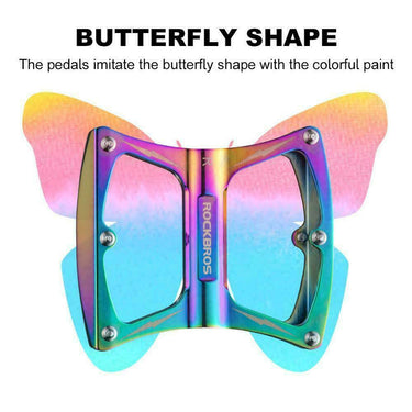 ROCKBROS Ultralight Butterly Bike Pedals in Various Colours (Pair) - Gio's Outdoors -ROCKBROSUSA