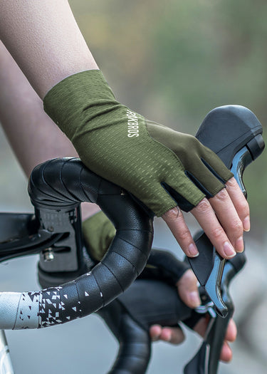 【ROAD TO SKY】by ROCKBROS Fingerless Anti-Slip Cycling Gloves in Various Colours - Gio's Outdoors -ROCKBROSUSA