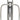 PDW ZigZag Water Bottle Cage - Silver