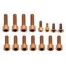 Better Bolts Fox 40 Fork Titanium Bolt Kit Grip Copper 5/Count