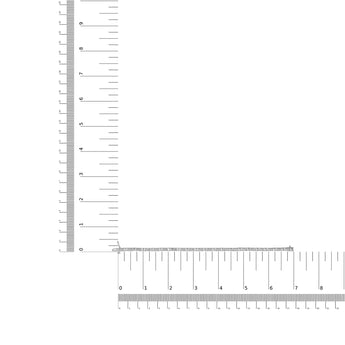 10K White Gold 1/2 Cttw Round and Channel Set Baguette Diamond Alternating Link 7" Bracelet (H-I Color, I2-I3 Clarity)