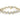 10K Yellow Gold 4.00 Cttw Diamond Floral Design Spiral Link 7.50" Bracelet (I-J Color, I2-I3 Clarity)