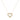10K Yellow Gold Flashed .925 Sterling Silver 1/2 Cttw Champagne Diamond Miracle Plate Heart Pendant Necklace (K-L Color, I1-I2 Clarity) - 18"