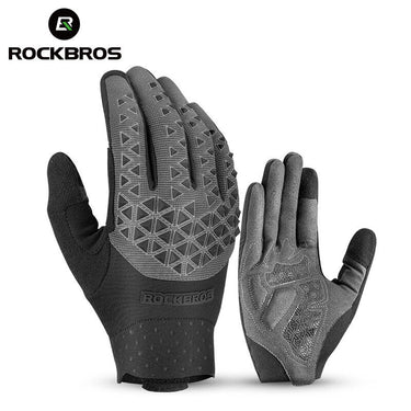 ROCKBROS Cycling Glove SBR Palm Bicycle Long Finger 3D Anti-collision Gloves - Gio's Outdoors -ROCKBROSUSA