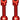 Muc-Off Big Bore Hyrid Tubeless Valve Stems - Large 45mm Red