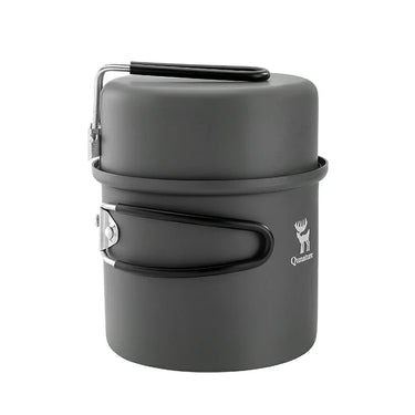 Qunature Ultra-Light Aluminum Camping Cookware Set with Nestable Design Handle - Gio's Outdoors -ROCKBROSUSA