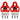 Exustar E-ARC10 Cleats Compatibility: Keo Float: 10° Red