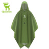 Qunature 3-in-1 Waterproof Raincoat Canopy Floor Mat Lightweight Portable - Gio's Outdoors -ROCKBROSUSA