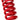 RockShox Metric Coil Spring - 174mm Length 67.5 - 75mm Travel 550 lb Electric Red