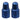 Yokozuna Alloy Valve Cap Presta Blue - Pair