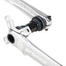 Promax CF-2 Crankset - 165mm 24mm Spindle 2-Piece 68mm English BB Included Silver