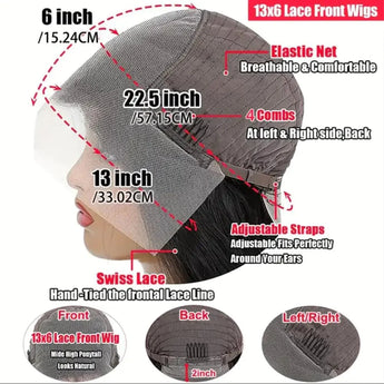 13x6 HD Lace Front Wigs Human Hair Pre Plucked 180% Density Body Wave Closure Wigs Human Hair for Women Human Hair Wig with Baby Hair Natural Color 24 Inch 13x6 Body Wave Human Hair Wig