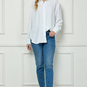 Oversized Boyfriend Light Weight Air flow Button Up Shirt - Gio's Outdoors