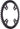 Gates Carbon Drive CDX CenterTrack Fin Line Front Belt Drive Ring - 50t 4-Bolt 104mm BCD BLK