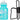 MSW Kids Water Bottle and Cage Kit - Clouds w/ Black Cage