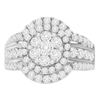 14k White Gold 2ct TDW Diamond Engagement Ring (H-I,SI2-I1)