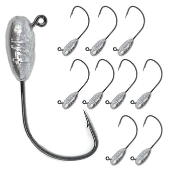 Reaction Tackle Lead Tube Jig Heads-10-Pack - Gio's Outdoors