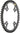 Gates Carbon Drive CDX CenterTrack Front Belt Drive Ring - 50t 4-Bolt 104mm BCD BLK