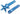 Promax SQ-1 Crank Arm Set - 170mm Square Taper JIS Spindle Interface 110mm BCD Blue