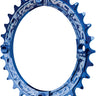 RaceFace Narrow Wide Chainring: 104mm BCD 30t Blue