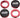 ODI Lock Jaw clamps w/ Snap caps Red set/4