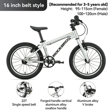 Darwin II Kids Belt-Drive Bike 16"/20" - Gio's Outdoors -ROCKBROSUSA