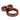 Peaty's Monarch Grip Lockrings Pair Red  