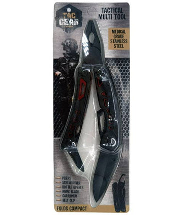 Tac Gear 5-in-1 Multi Tool Blister Pack- 6/Pack