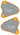 SIDI MTB SRS Metatarsus Insert - Yellow 39/40