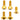Better Bolts Fox 36 Fork Ti Bolt Kit 2016-2020 Fit4 Gold 5/Count