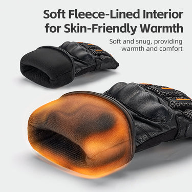 ROCKBROS Cold Weather Warm Motorcycle Winter Gloves for Men with Touchscreen - Gio's Outdoors -ROCKBROSUSA