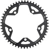 Wolf Tooth 130 BCD Road Cyclocross Chainring - 46t 130 BCD 5-Bolt Drop-Stop B 10/11/12-Speed Eagle Flattop Compatible BLK