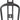 Delta Alloy Bottle Cage - Black