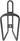 Delta Alloy Bottle Cage - Black