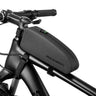 ROCKBROS Bike Top Tube Bag Front Frame Bag Waterproof Nylon Black Bicycle Cycling Bag - Gio's Outdoors -ROCKBROSUSA